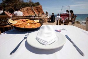 Photo sensual restaurant in Playa dém bossa Ibiza